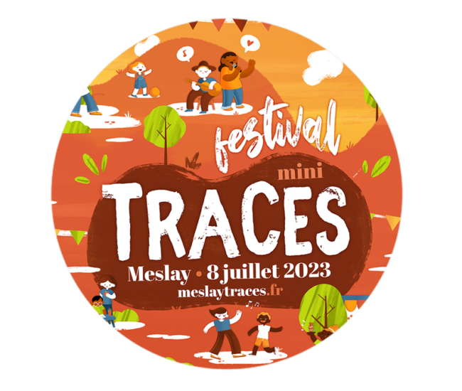 Affiche du festival Traces 2023 - Nepsie graphisme et illustrations